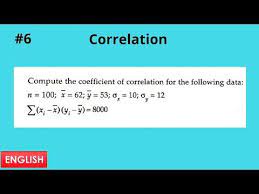Correlation How To Solve Correlation Problems Solved Example 6 Problem Solved Solving Problem