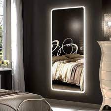 Check spelling or type a new query. Amazon Com Hans Alice Led Backlit Mirror 65 X 21 7 Lighted Wall Mirror Bedroom Dressing Mirror Vanity Or Hanging Vertical Mirror With Touch Screen Commercial Grade 90 Cri Kitchen Dining