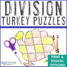 I hope that you have fun!! Division Turkey Puzzles Fun Thanksgiving Math Worksheet Alternatives Hojo S Teaching Adventures Llc