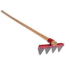 Rake — v scrape up, hoe break up, clean up, clear, clear up, collect, comb, enfilade, examine, fine comb, fine. Council Fire Rake 1 Foot Width