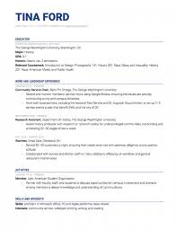 12 Pattern Resume For Internship