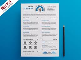 Your hunt for the best resume templates can leave you with information overload, unless you're lucky enough to find an informative free infographic resume templates list to refer to. Clean And Infographic Resume Psd Template Uxfree Com