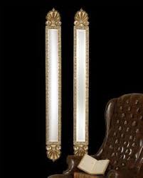 Skinny Mirrors Set Antique Gold Mirror Mirror Set Mirror Wall
