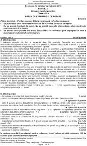 Maybe you would like to learn more about one of these? Subiecte Simulare Bac 2016 Limba Romana