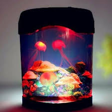 Usa Jellyfish Aquarium Led Multicolor Lighting Fish Tank Mood Lamp Night Light Ebay In 2020 Mood Lamps Jellyfish Tank Jellyfish Lamp