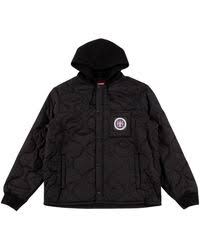 Supreme quilted liner hooded jacket yellow plaid. Supreme Quilted Liner Hooded Jacket In Yellow For Men Lyst