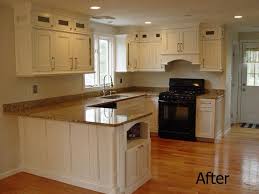 Kitchen Cabinets Were Refaced From Dated Oak To White Featuring Stacked Upper Cabinets Tight To The Kitchen Remodel Cabinet Refacing Refacing Kitchen Cabinets