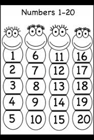 Number Chart 1 20 Free Printable Worksheets Worksheetfun