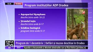 Program In Vacanța De 1 Decembrie Defilări și Muzee Deschise In Oradea