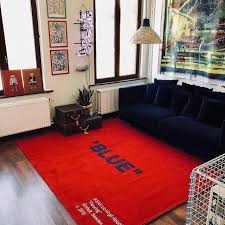 Off White X Ikea Blue Carpet Whitelivingroom Off White X Ikea Blue Carpet Whitelivingroom Blue Carpet Ikea Offwhite Home Decor Home Room Design Decor
