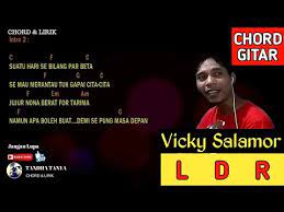 10 Ldr Vicky Salamor Chord Gitar Tandhatanya Youtube