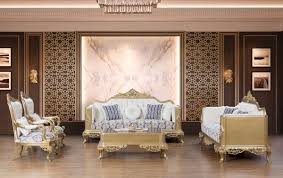 See more ideas about living room furniture, wooden street, furniture. Casa Padrino Luxury Baroque Living Room Set Blue White Gold 2 Sofas 2 Armchairs 1 Coffee Table Ornate Baroque Furniture Living Room Furniture