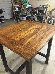 Classic farm high top table. High Top Farm Table Top Kitchen Table Pub Table And Chairs High Top Table Kitchen