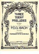 Created through the prosieben talent. Bach Pdq 3 Teeny Preluders Piano