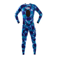 spearfishing wetsuit one piece 2 mm mens double