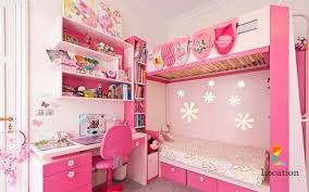 ديكور غرف نوم بنات 2017 2018 لوكشين ديزين نت Pink Living Room Loft Bed Girls Bedroom