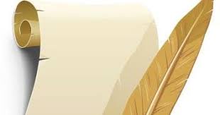 كن داعيا للخير درس تصميم رسالة ورقة بردى مطوية ببرنامج اليستريتور Paper Roll Vector Paper