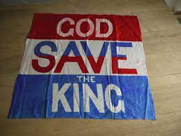 While this used to be the physical crown in the tower of london — it evolved over time into a legal corporation sole able to be controlled only by the ruling monarch. Rare British Flag God Save The King Flag Decorative Etsy British Flag Vintage Flag Uk Flag
