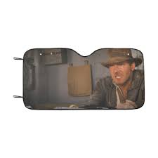 Indiana Jones Car Sunshade Windshield Sun Shade Onyx Prints Windshield Sun Shade Indiana Jones Sun Shade