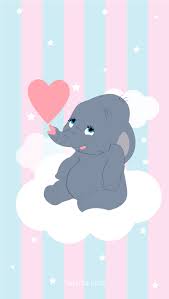 Dumbo Rose Iphone5 Fondos Iphone Hintergrunde Pastell Malerei Et Aufkleber
