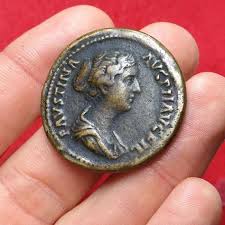 Faustina Ii Padouan Faustina Numismate Numismatique Numismatic Monnaie Monnaies Coin Coins Paduan Padouan Sester Numismatique Antwerpen Renaissance