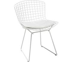 This resulted in his now infamous seating collection Bertoia Side Chair With Seat Pad