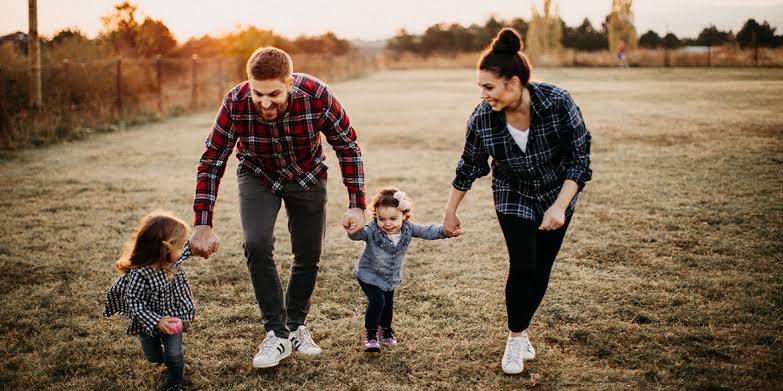A family protected by life insurance