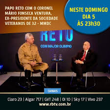 Major Olimpio - Amanhã, às 23h30, terei a satisfação de... | Facebook