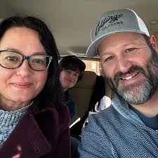 Happy 18th anniversary @janamougin It's been a wild ride for these last 18  years and we have a lot to be proud of, including that not-so-little dude  in the back! @darkshadowrecording @sammymougin @