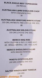 Currently not on the menu but available upon request is the superb grilled shoulder loin that is juicy and tender. Footsteps Jotaro S Travels Yummy Tomahawk Steak Butcher S Table Ss2