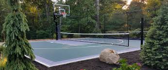 The dimensions of a tennis court have not changed since the game was regulated in 1875, even though almost every other aspect of the sport and in fret and inches, to the court size of 78 feet, you need to add an other 18 feet (six yards) behind each baseline. Versacourt Court Tile For Tennis Court Construction Resurfacing