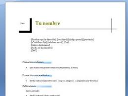 Modelo De Curriculum Vitae Simple Lebenslauf Leben Favoriten