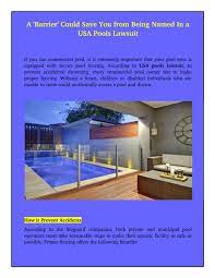 Check spelling or type a new query. A Barrier Could Save You From Being Named In A Usa Pools Lawsuit Blog 4th Aug 2017 By Usa Management Issuu