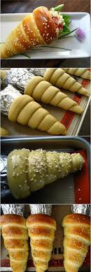 How To Make Bread Cones Delicious Bread Food Yummy Food
