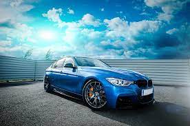 Hd Wallpaper Bmw F30 335i Blue Sedan Tuning Stance Wallpaper Flare