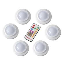 Maybe you would like to learn more about one of these? Honeywell 6 Pack 2 76 In Battery Puck Under Cabinet Lights With Remote In The Under Cabinet Lights Department At Lowes Com