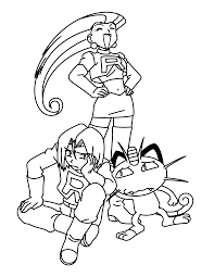 Visit our page for more coloring! Pokemon Coloring Pages Team Rocket Coloring Home