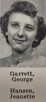 Jeanette Hansen, Graduated 1957.went to Lincoln School Kindergarten in  1944. She is 84 years young that I had the privilege to talk to. A special  lady. This pictures are from 1955 and