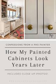 If the cabinet specifications show that the cabinet is 23.75 inches wide, round up to 24 inches. How Do Painted Cabinets Hold Up Over Time Painted By Kayla Payne