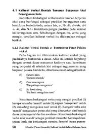 Dalam kalimat bahasa indonesia penggunaan bahasa memiliki pola subjek + predikat + objek + keterangan (s + p + o + k). Struktur Peran Semantis Kalimat Verbal Pdf Free Download