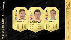 So that means they go up fast and retreat slowly to help defend. Fifa 21 Bayern Munich Rating Predictions 91 Lewandowski 89 Neuer 88 Kimmich 87 Muller 87 Thiago Youtube