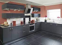 • poignée finition gris anthracite métal. Cuisine Gris Anthracite 56 Idees Pour Une Cuisine Chic Et Moderne