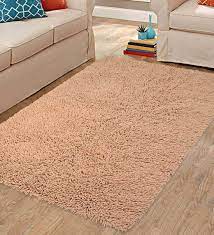 Buy Beige Cotton Plain Solids 3 X 5 Feet Machine Made Carpet By Saral Home Online Shag Carpets Flooring Furnishings Pepperfry Product