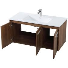Maybe you would like to learn more about one of these? Elegant Decor Rasina 40 Single Porcelain Top Floating Bathroom Vanity In Walnut Vf44040wb