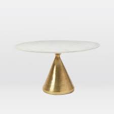 Wood chair are easy to clean. Silhouette Gold Pedestal Dining Table