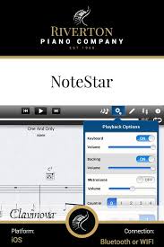 Notestar Piano App Clavinova Digital Sheet Music