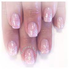 Young Nails Acrylic Glitter Fade Nails Romantic Nails Happy Nails