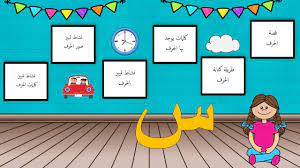 بوربوينت حرف السين لتعليم الاطفال الروضة بطريقة مميزة بطريق حرف تعلم