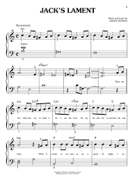 This is halloween (from the nightmare before christmas) for piano solo (elementary), beginner piano (elementary) sheet music. Tim Burton S The Nightmare Before Christmas Big Note Piano By Danny Elfman All Sheetmusic Com