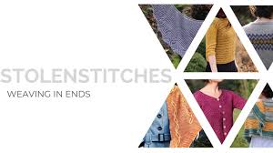 Learn how to weave in ends in knitting with two of my favorite methods for weaving in ends: Weaving In Ends As You Work Stolen Stitches